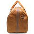 The Floto Parma Duffle Bag is a leather weekender that is handcrafted in Italy with our famous Parma leather. Parma leather is tanned in a special way with no chemicals so the bag will get better as it ages - each travel bag takes on a unique look and darkens like a saddle over time. Parma is leather tanning the natural way. 3